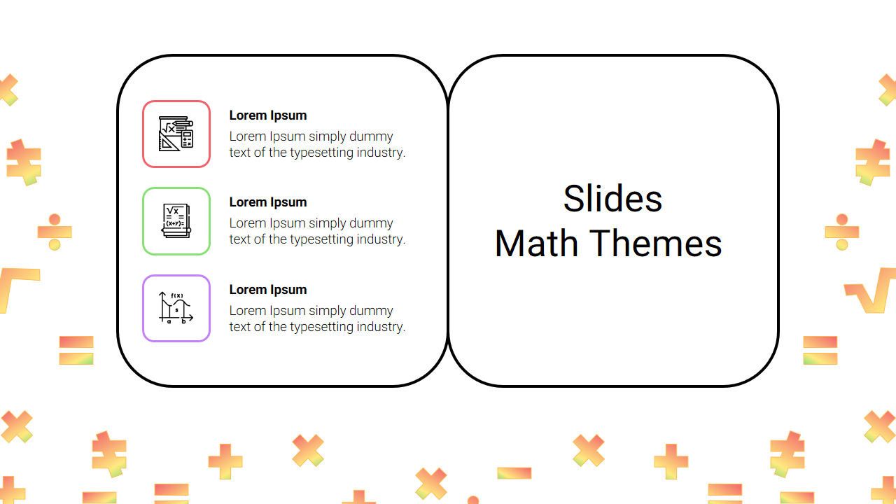 Google Slides Math Themes